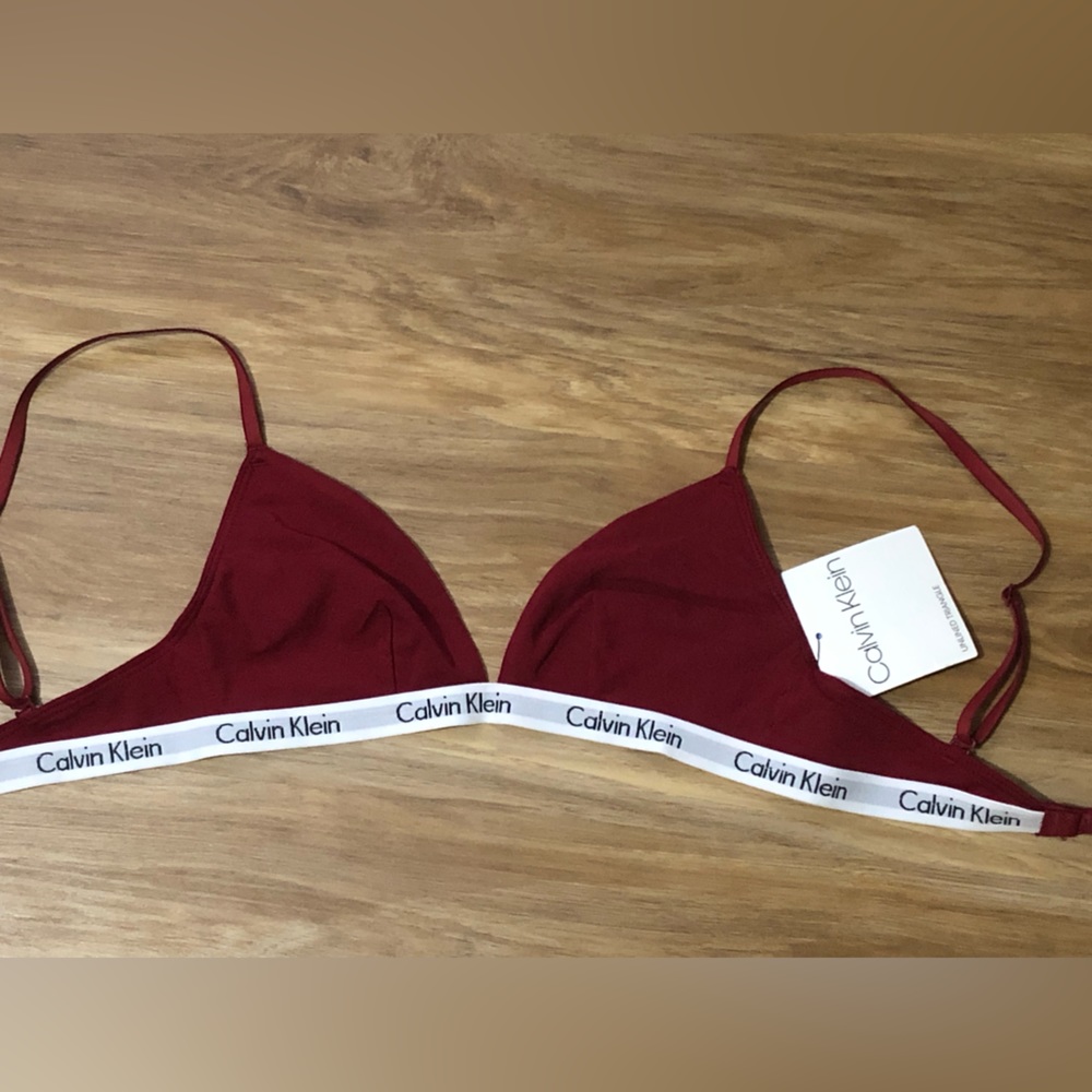 Calvin Klein red bra